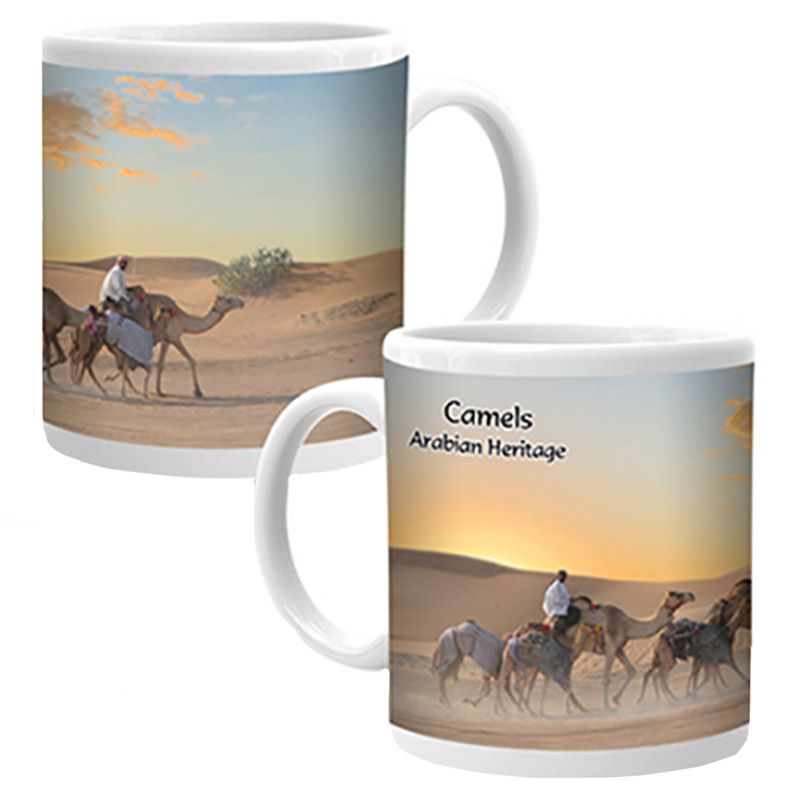 Ajooba - Dubai Souvenir Mug Camels MG 004