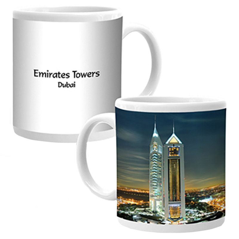 Ajooba - Dubai Souvenir Mug Emirates Towers MG 007