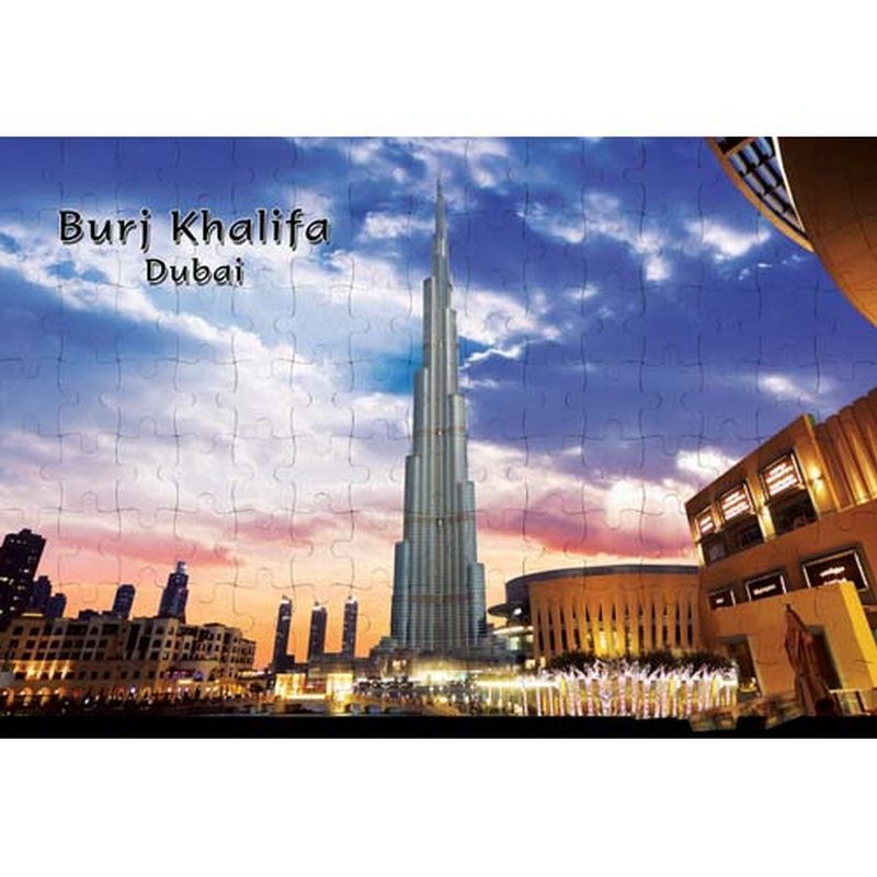 Ajooba - Dubai Souvenir Puzzle Burj Khalifa 0009