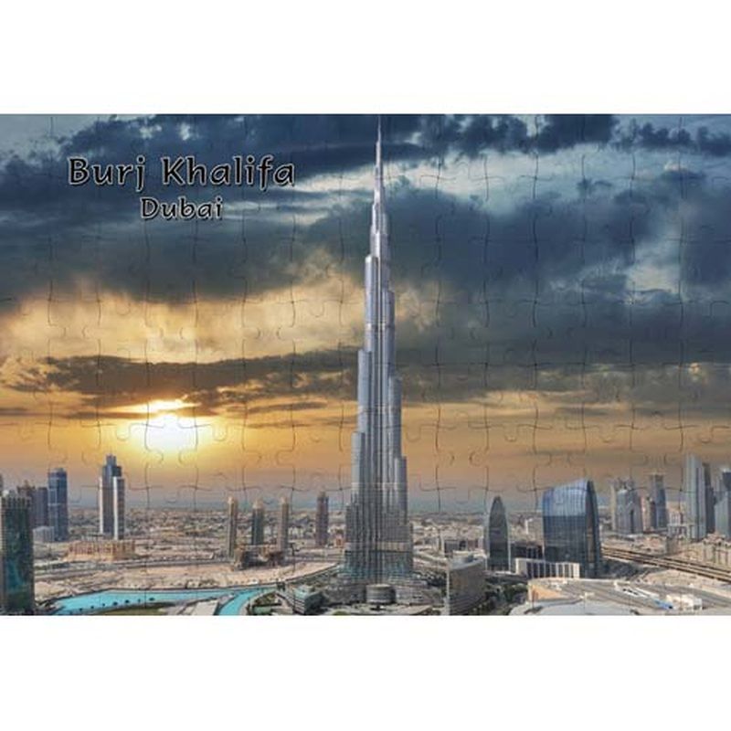 Ajooba - Dubai Souvenir Puzzle Burj Khalifa 0034