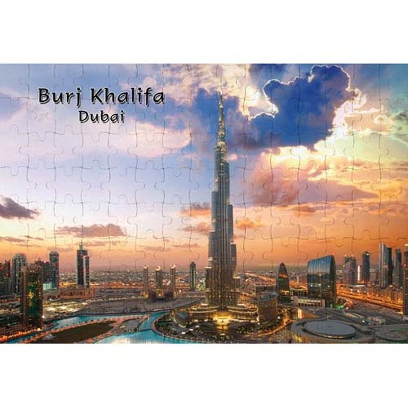 Ajooba - Dubai Souvenir Puzzle Burj Khalifa 0045