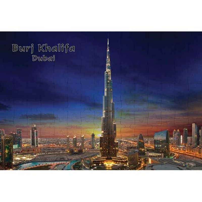 Ajooba - Dubai Souvenir Puzzle Burj Khalifa 0056