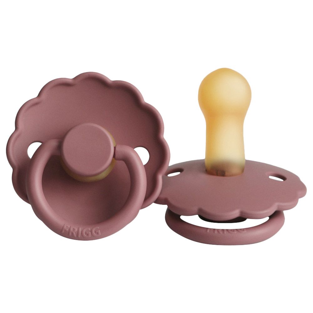 FRIGG - Daisy Latex Pacifier 6-18M S2 - Woodchuck