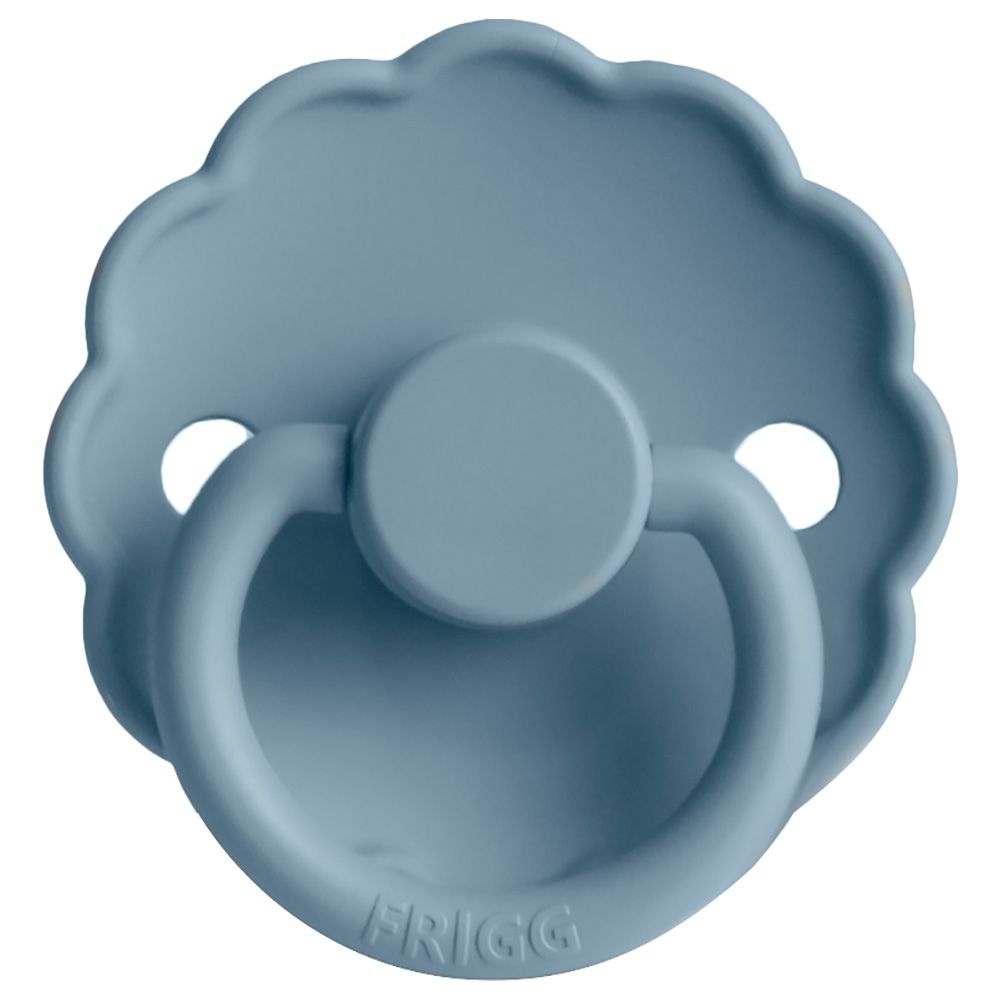 Frigg - S2 Daisy Silicone Pacifier - 6-18 Months - Glacier Blue