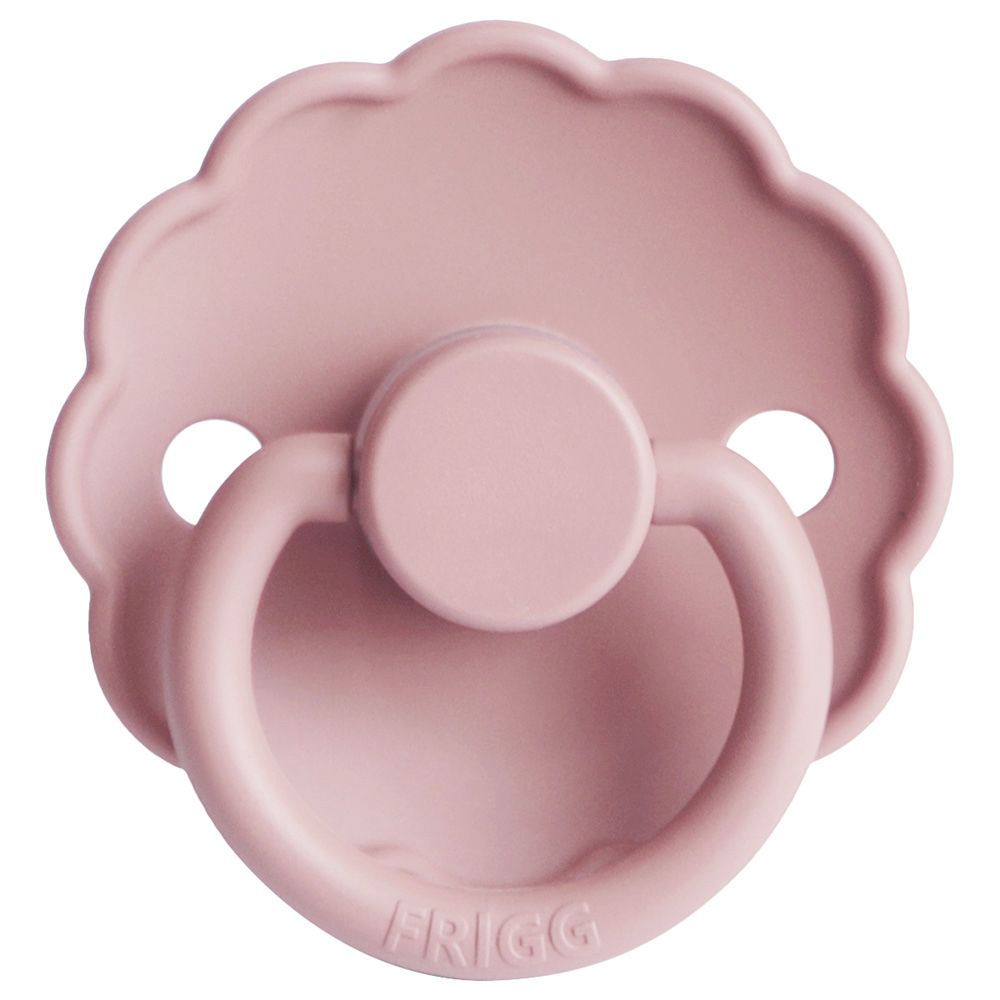 Frigg - S2 Daisy Silicone Pacifier - 6-18 Months - Baby Pink