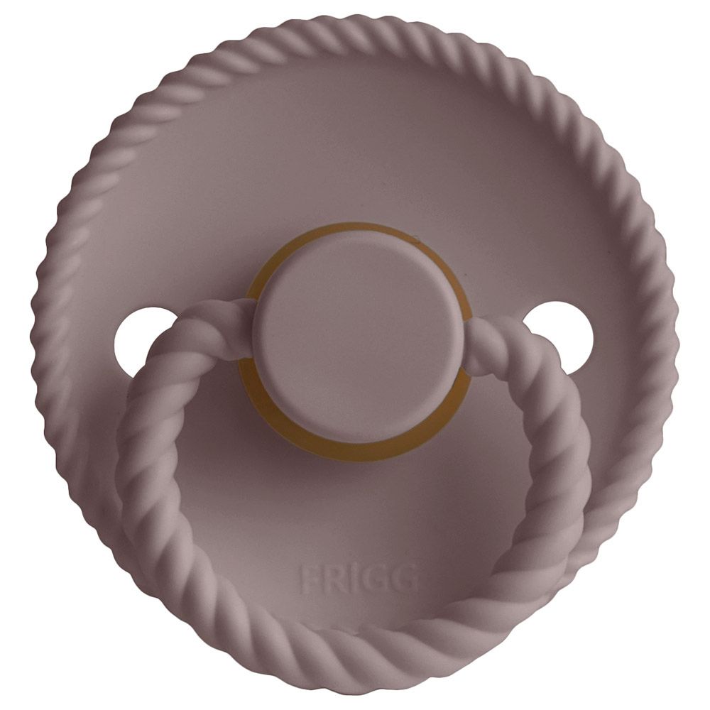 Frigg - Rope Latex Pacifier 0-6M S1 - Twilight Mauve