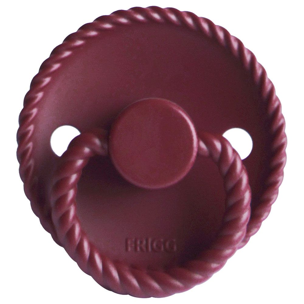 Frigg - Rope Silicone Pacifier 6-18M S2 - Sweet Cherry