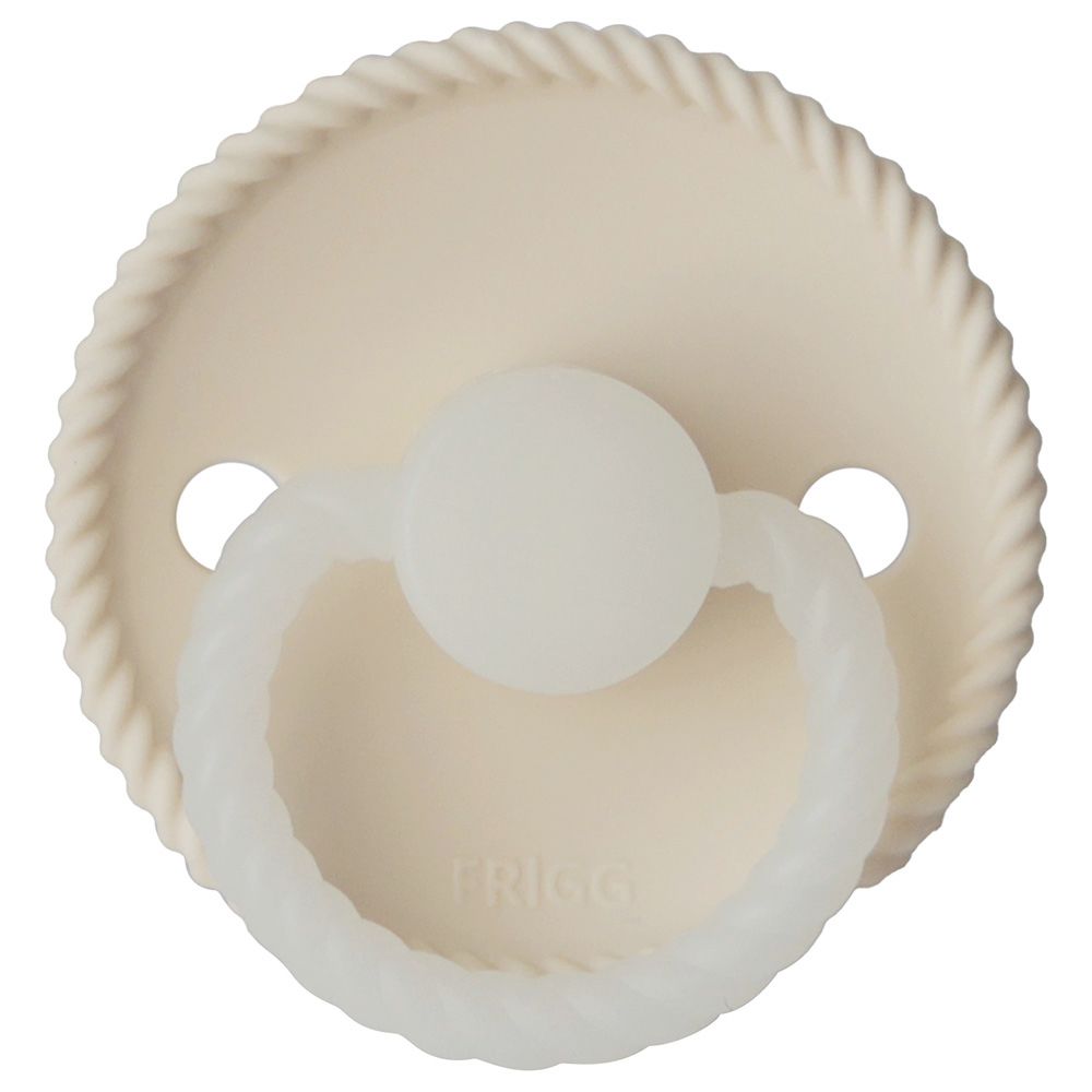 Frigg - Rope Silicone Cream Night Pacifier 6-18M S2