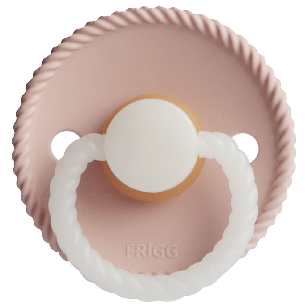 Frigg - Rope Latex Pacifier 0-6M S1 - Blush Night