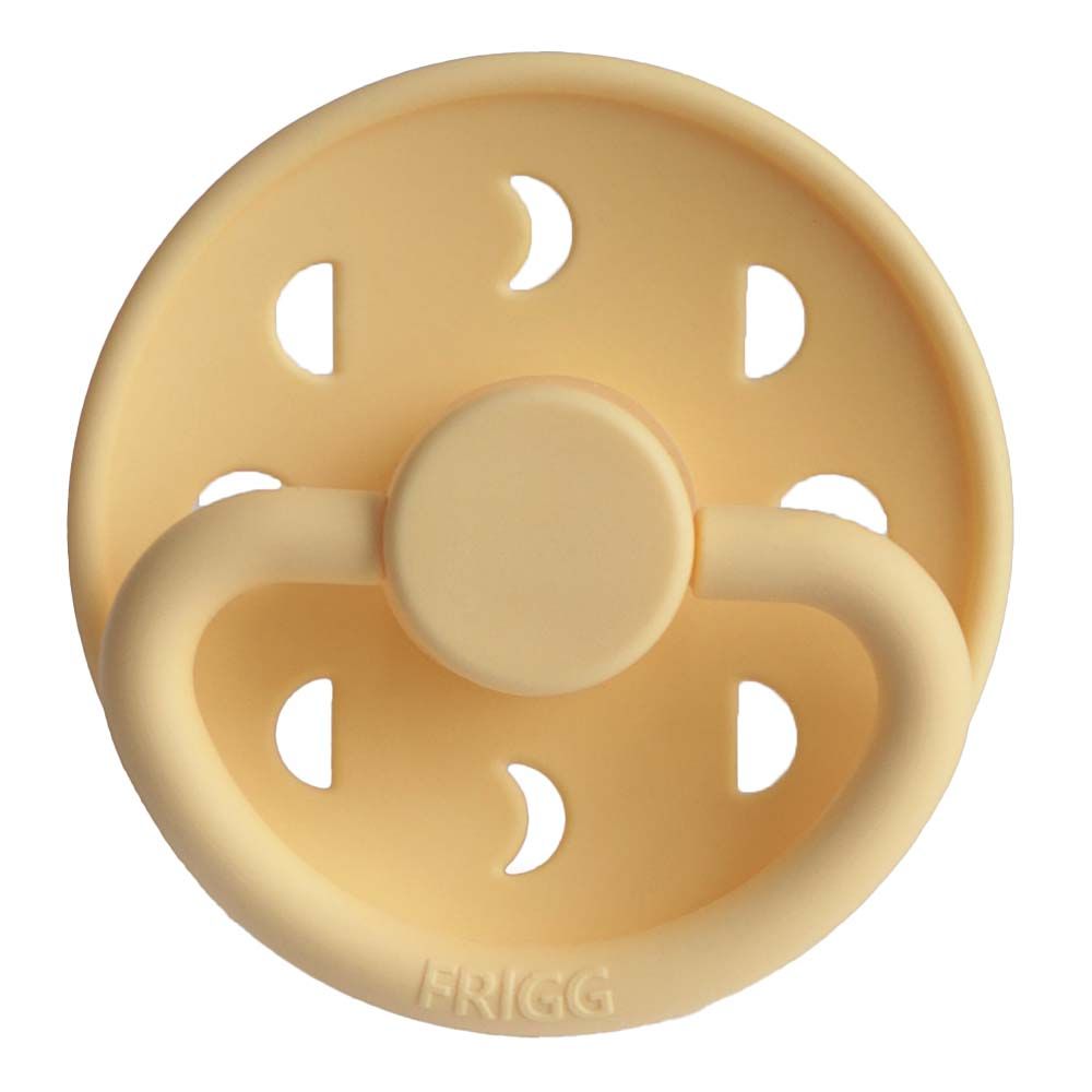 Frigg - Moon Phase Silicone Pacifier 0-6M S1 - Pale Daffodil 