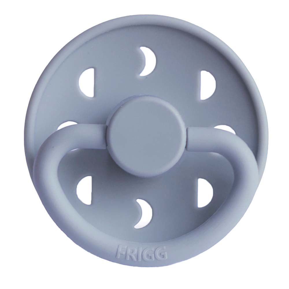 Frigg - Moon Phase Silicone Pacifier 6-18M S2 - Powder blue 