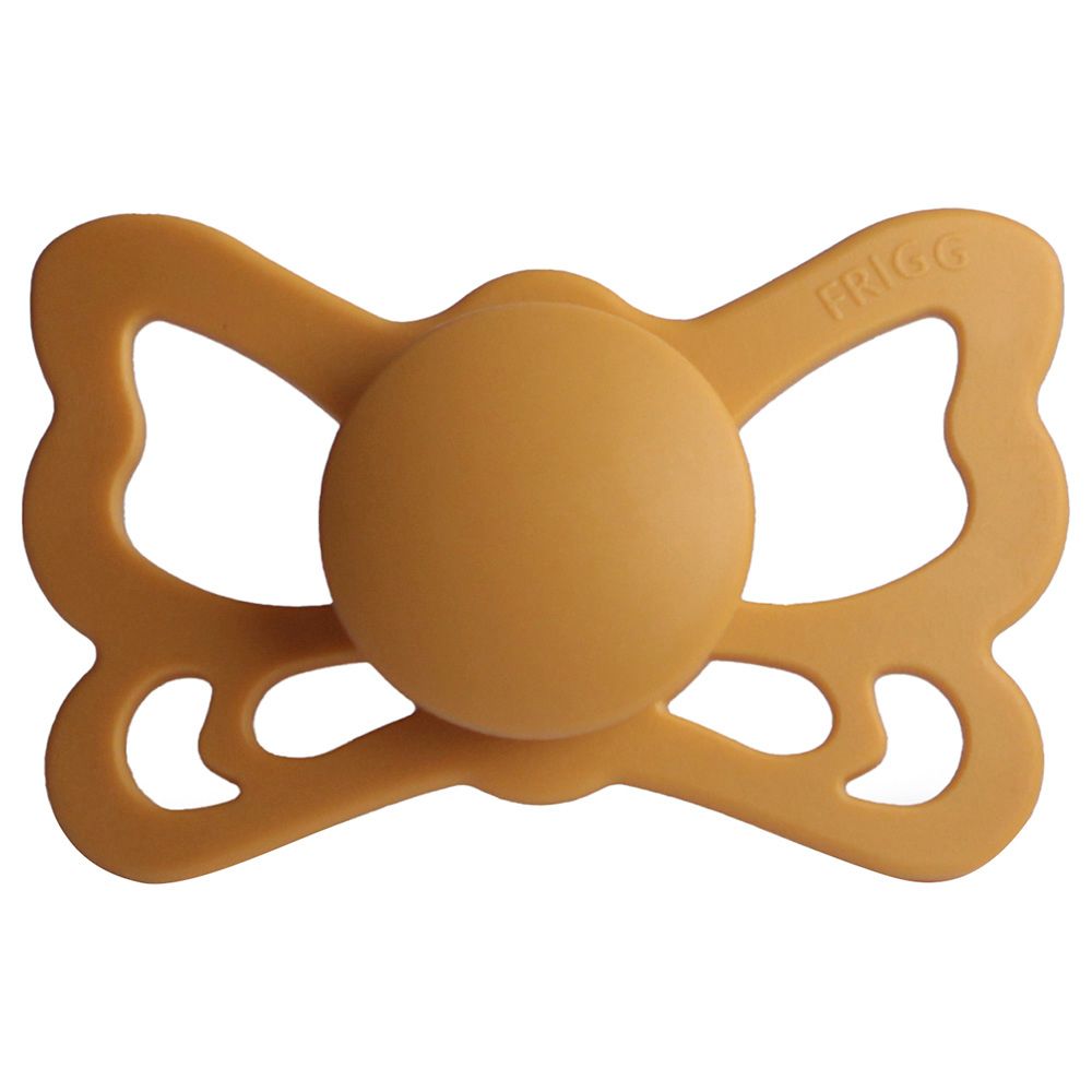 Frigg - Butterfly Anatomical Silicone Pacifier 6-18M S2 - Honey Gold