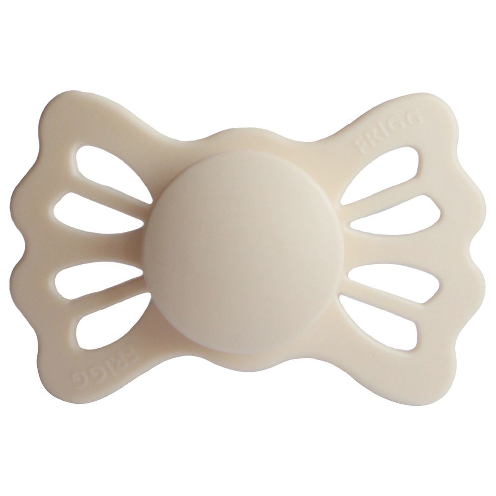 Frigg - Lucky Symmetrical Silicone Pacifier 6-18M S2 - Cream