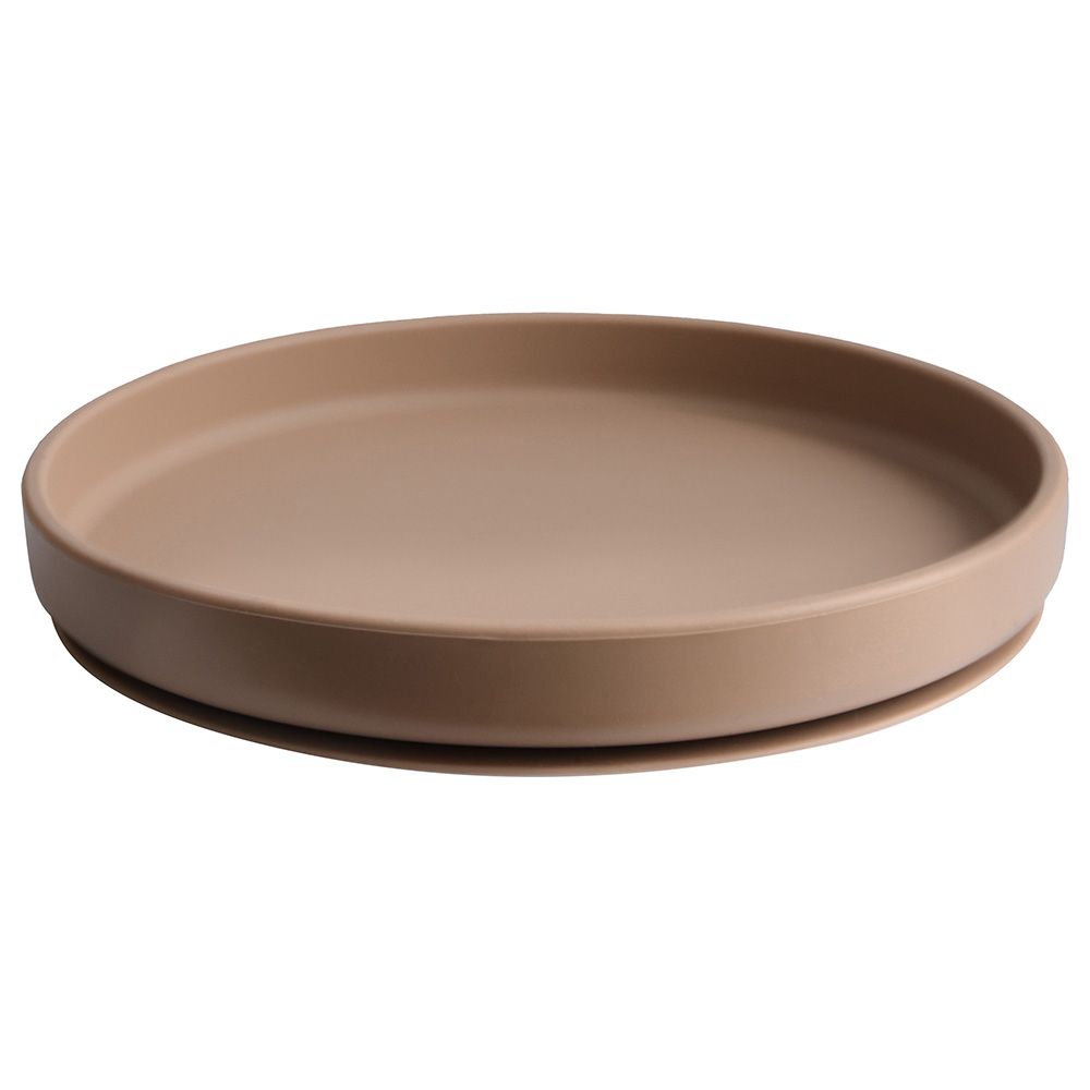 Mushie - Classic Silicone Suction Plate - Natural