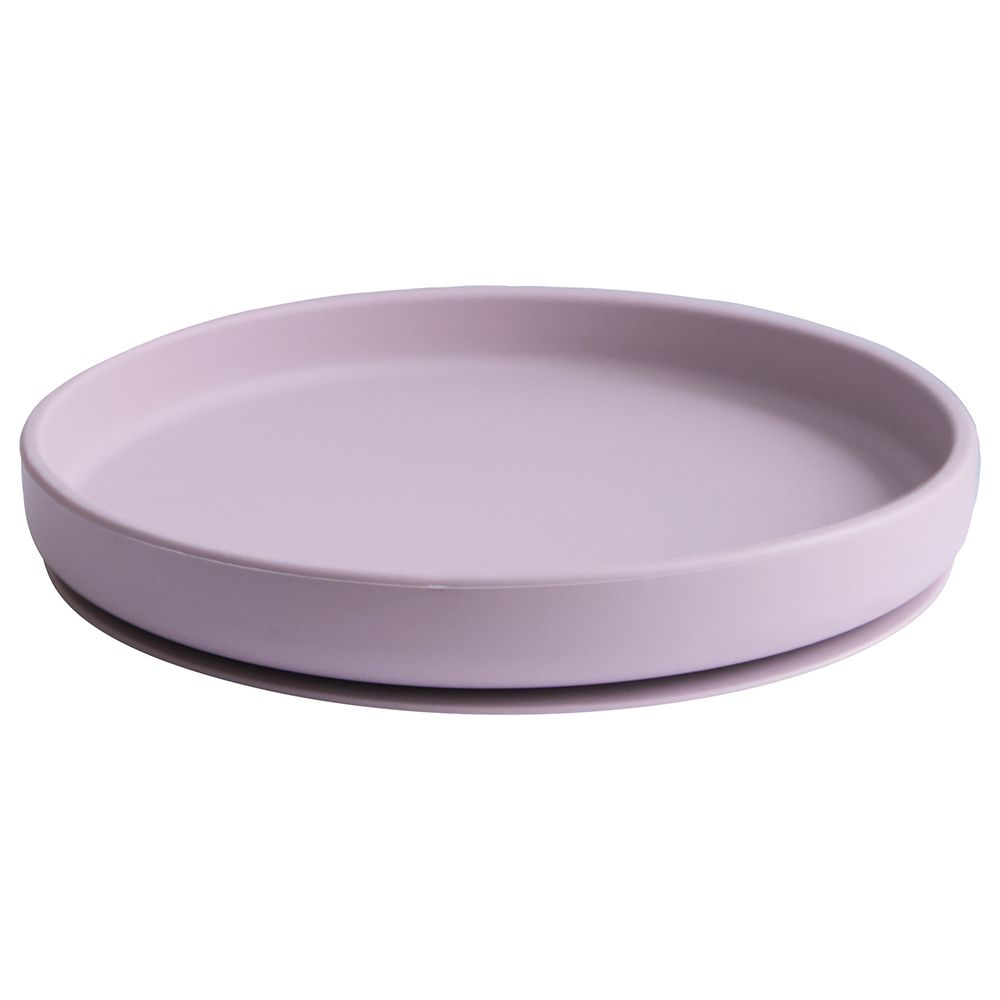 Mushie - Classic Silicone Suction Plate - Soft Lilac