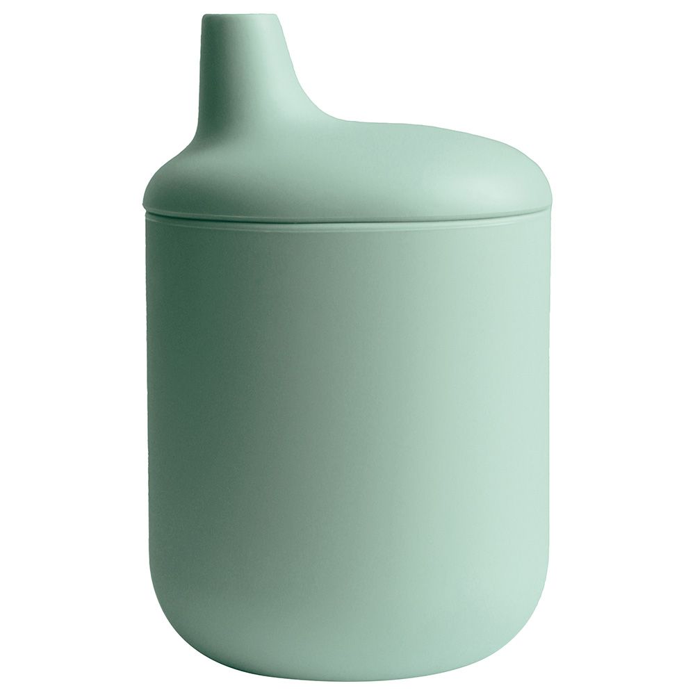 Mushie - Silicone Sippy Cup - Cambridge Blue