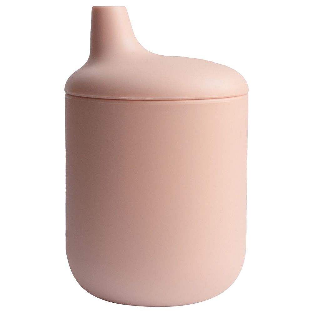 Mushie - Silicone Sippy Cup - Blush