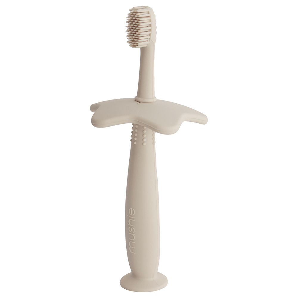 Mushie - Star Training Toothbrush - Shifting Sand