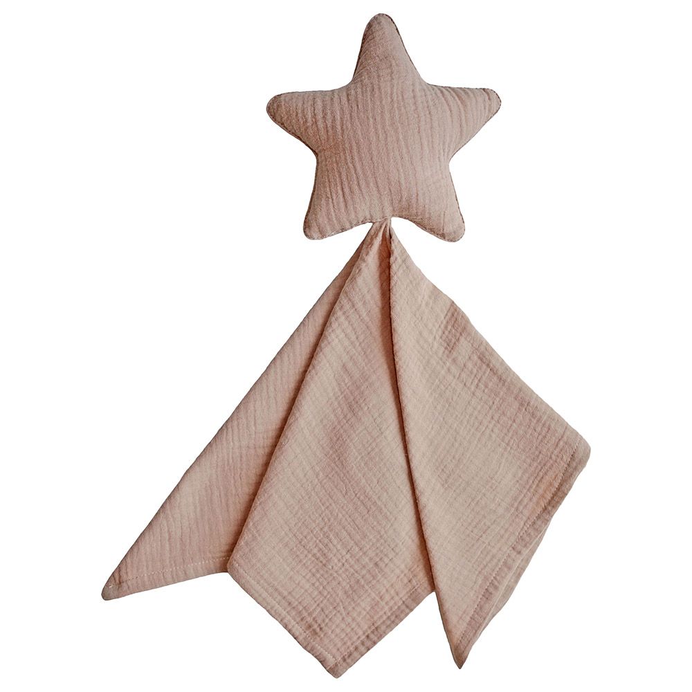 Mushie - Lovey Blanket - Star Natural