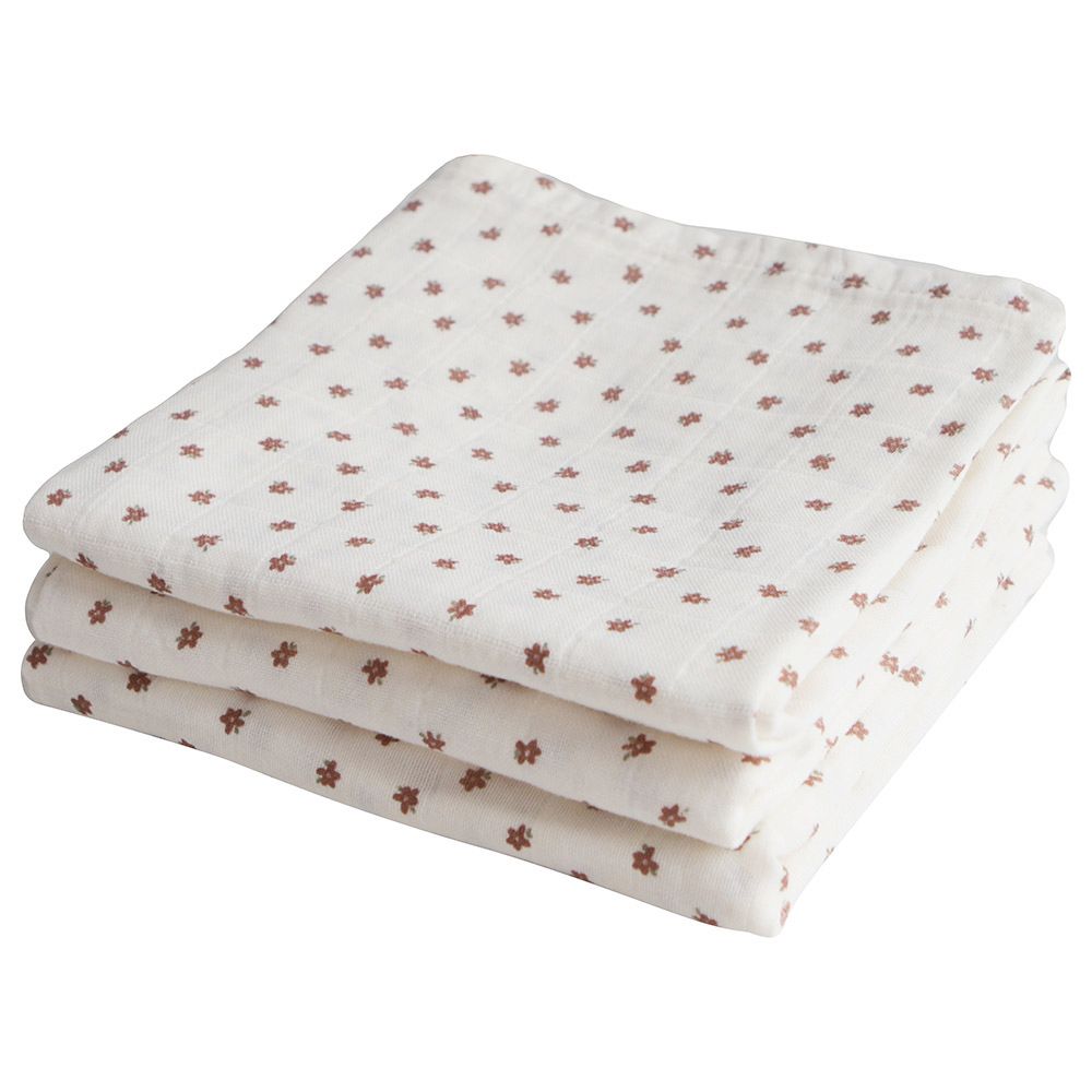 Mushie - Muslin Cloth - Pack of 3 - Bloom