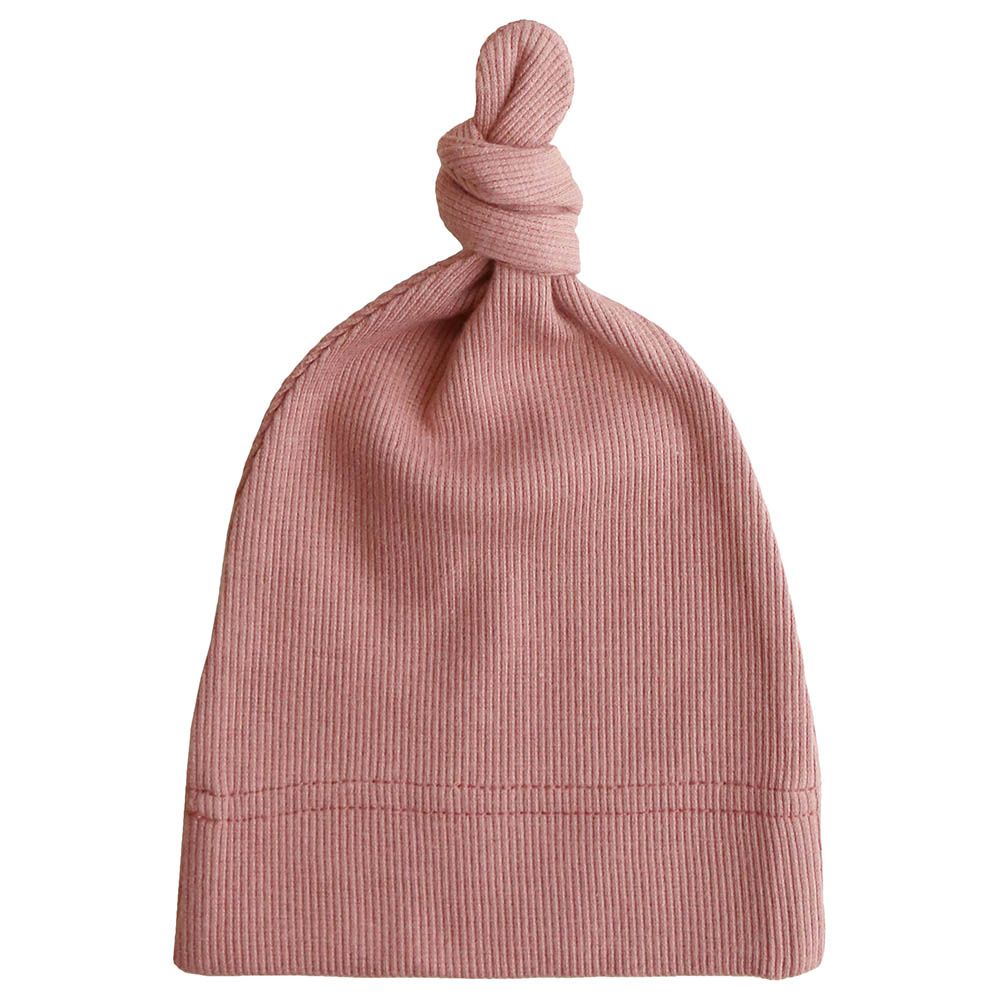 Mushie - Ribbed Beanie - Cedar