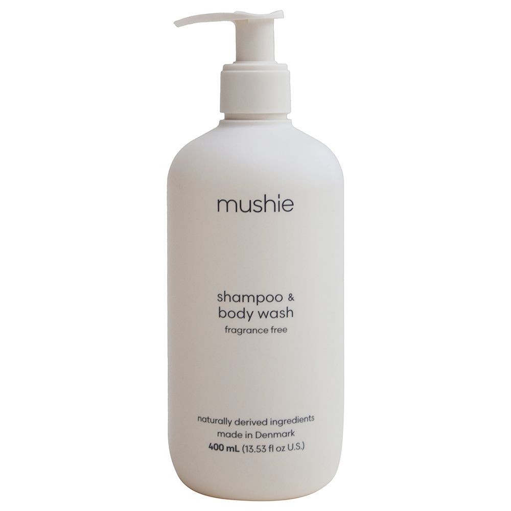 Mushie - Baby Shampoo & Body Wash Fragrance Free - 400ml