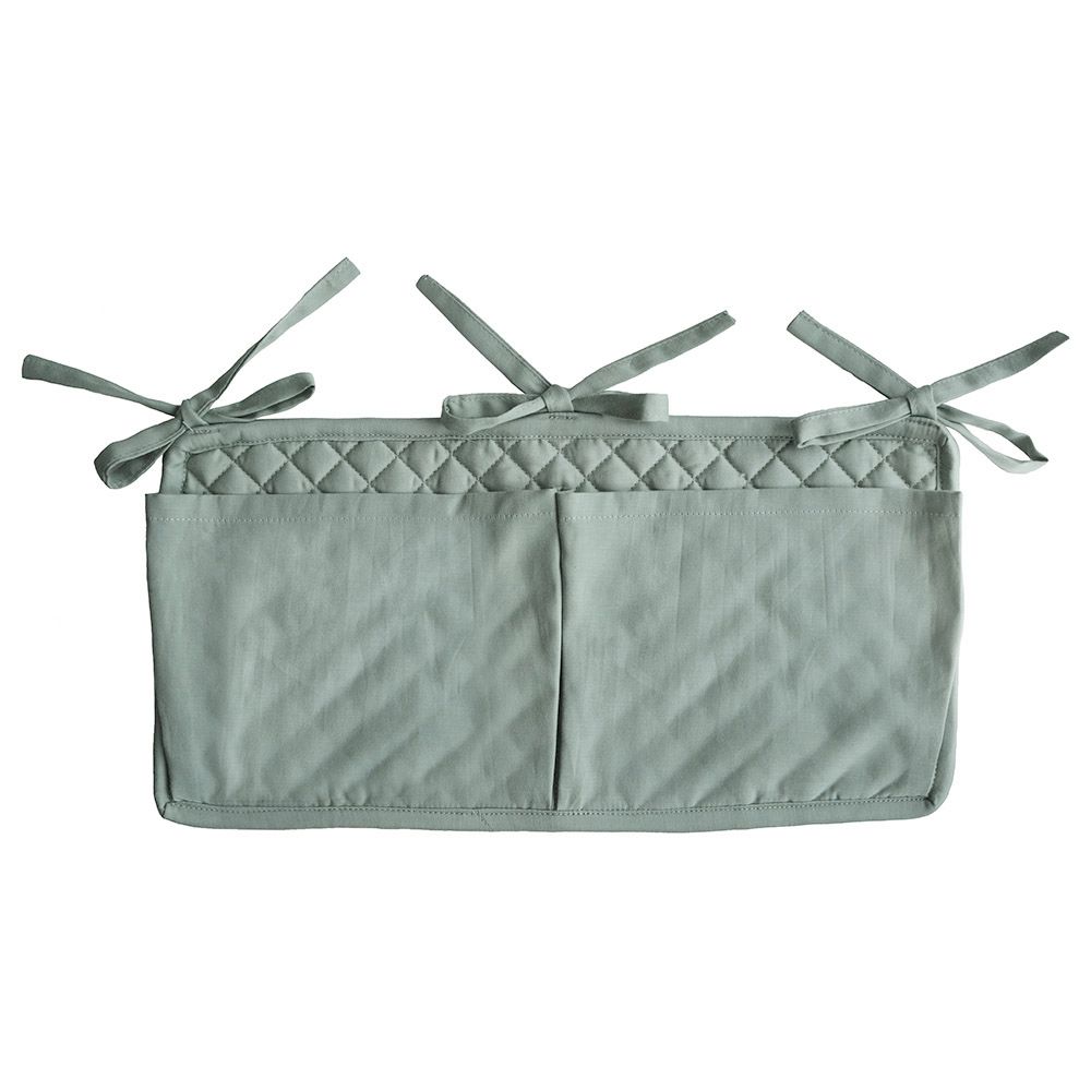 Mushie - Crib Pocket - Roman Green