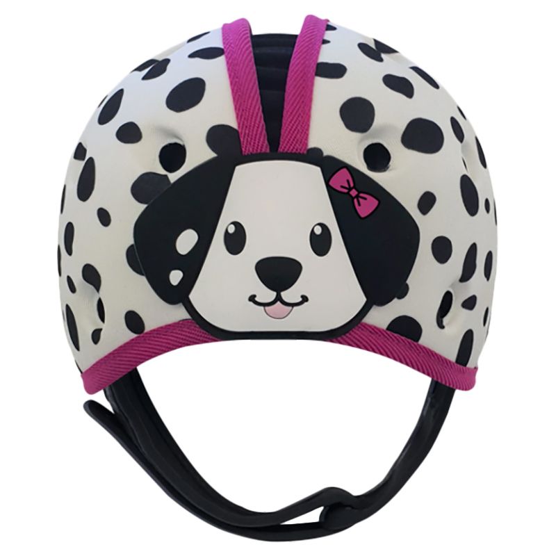 Safehead - Soft Helmet Learning To Walk - Dalmation Pink