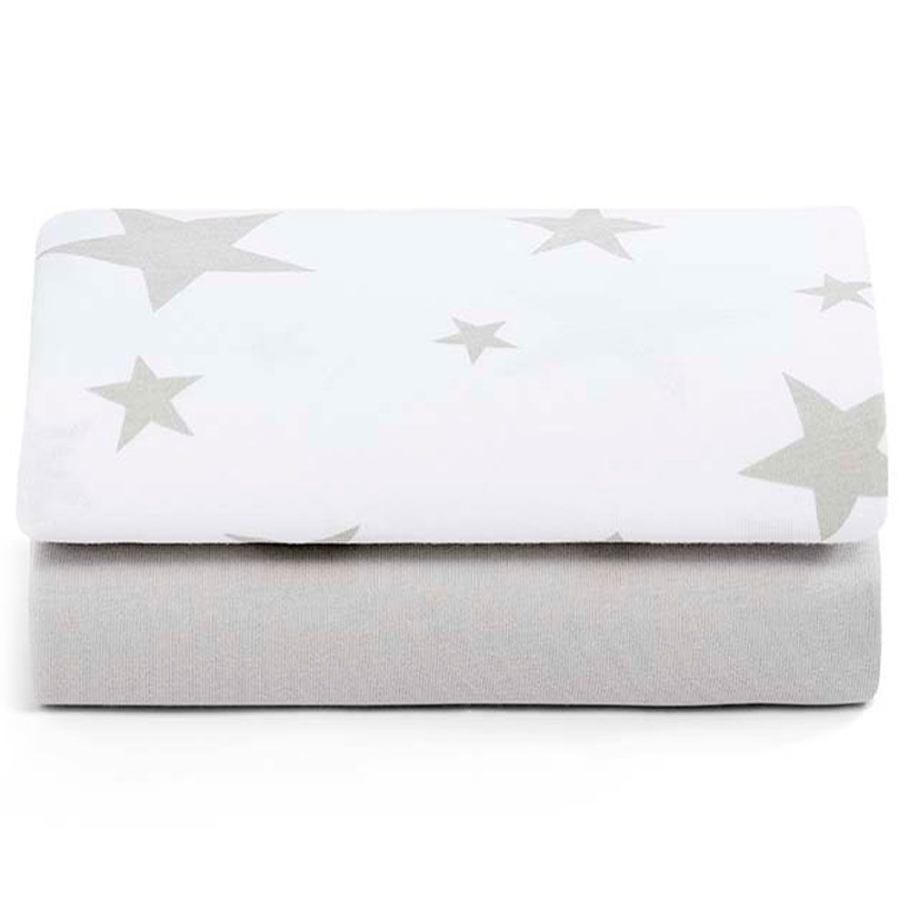 Snuz - SnuzPod Crib Fitted Sheets Pack of 2 - Stars