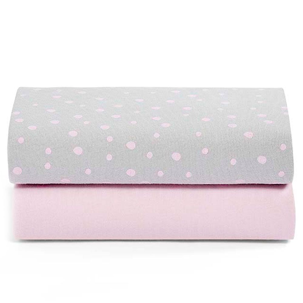 Snuz - SnuzPod Crib Fitted Sheets Pack of 2 - Rose Spots