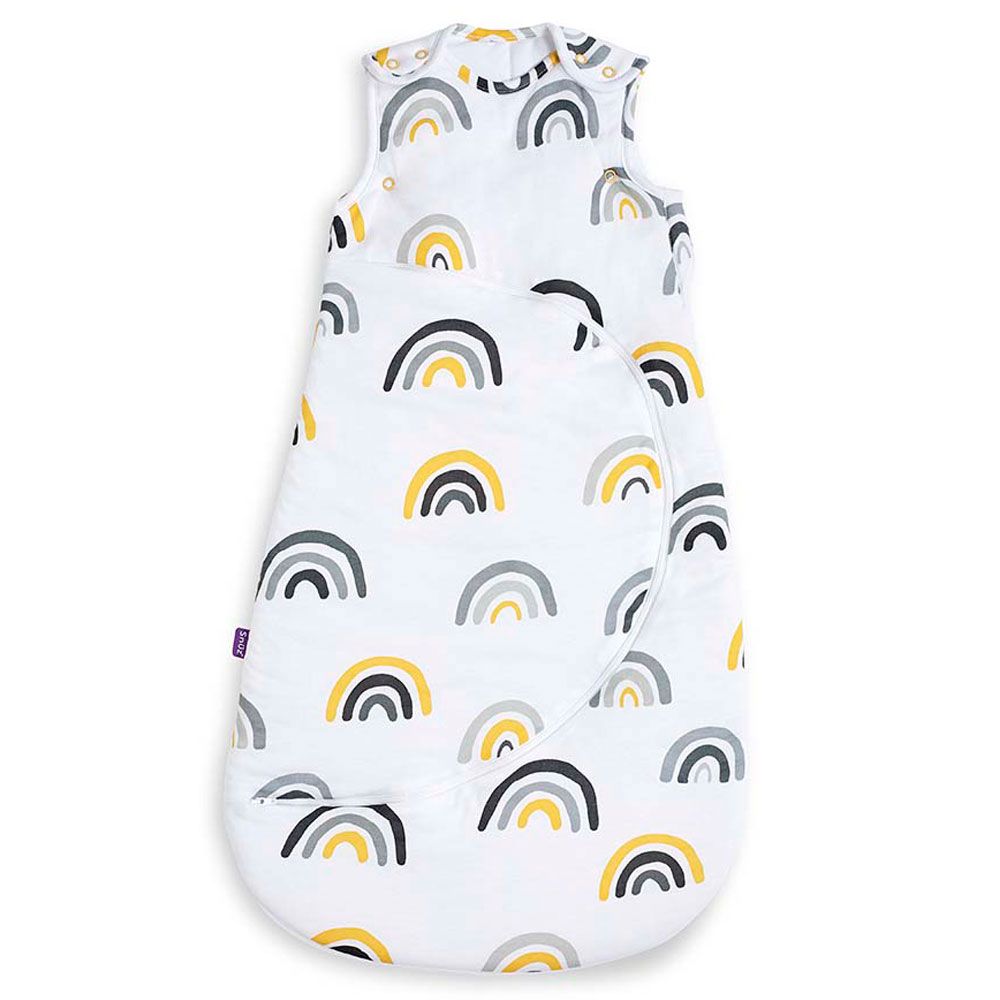 Snuz - SnuzPouch Sleeping Bag 1 Tog 0-6M Mustard Rainbow