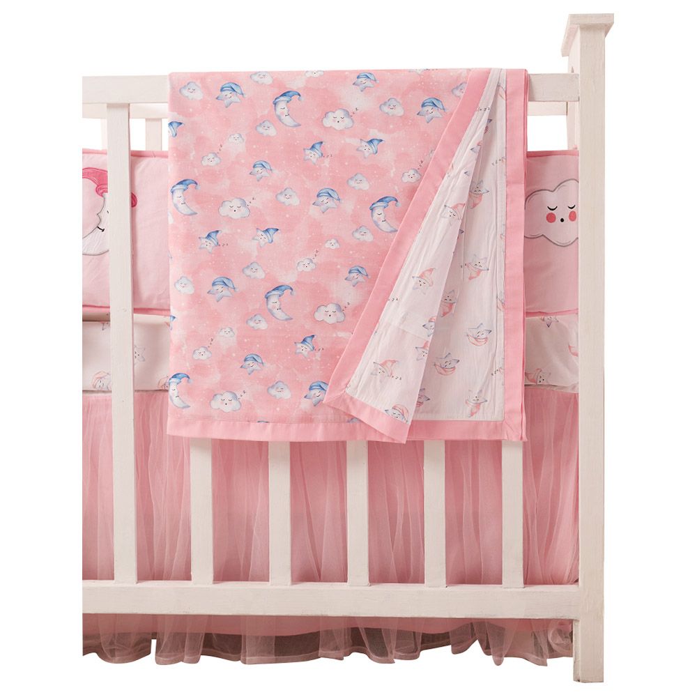 Little West Street - Celestial Pink Reversible Duvet