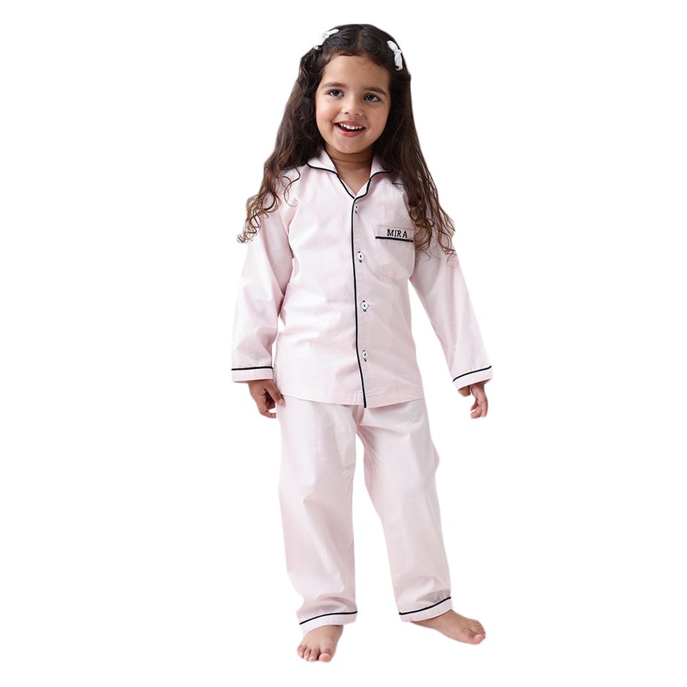 Little West Street Solid Mira Pajama 2-pc Set Pink