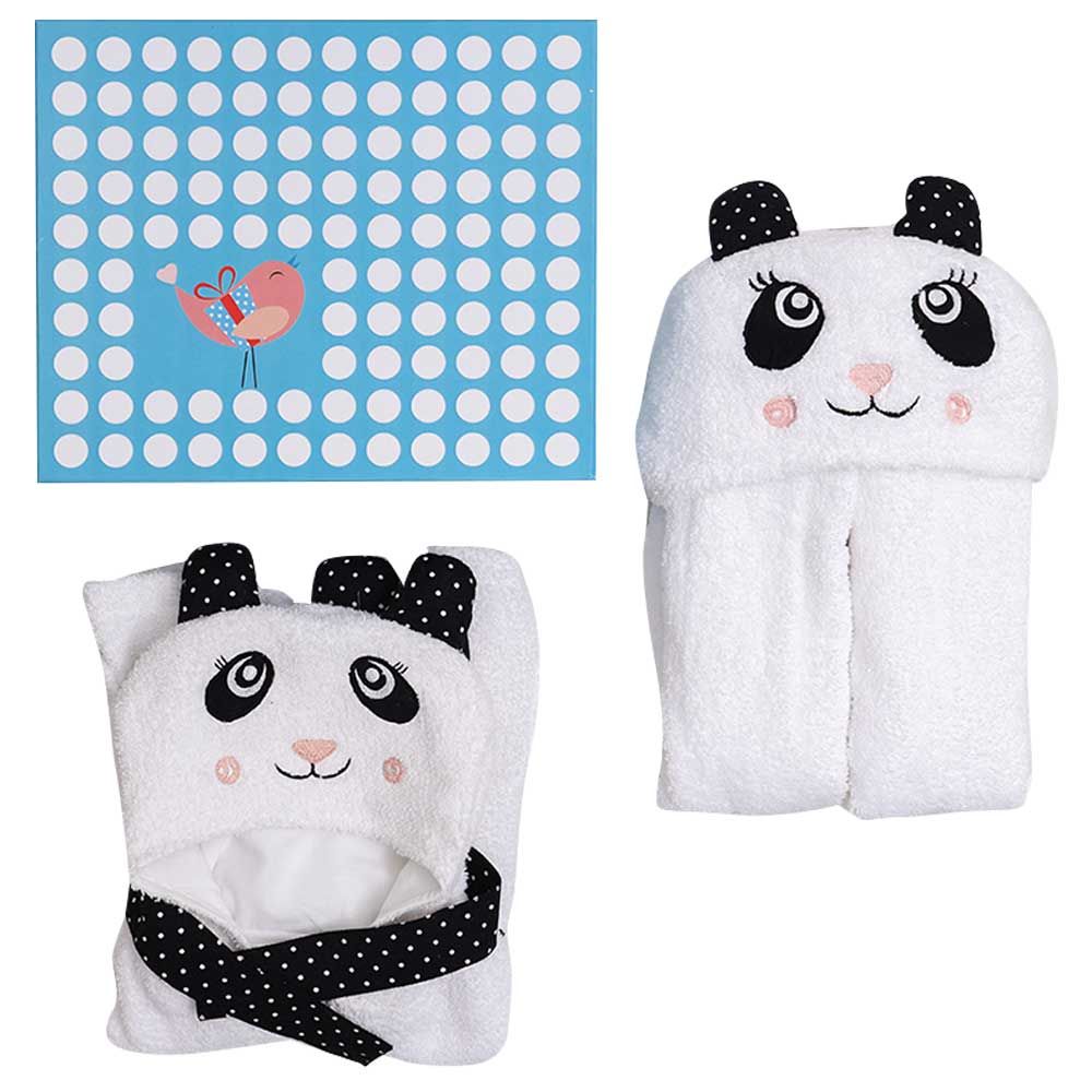 Little West Street - "Spa Time" Gift Set Panda - White/Black