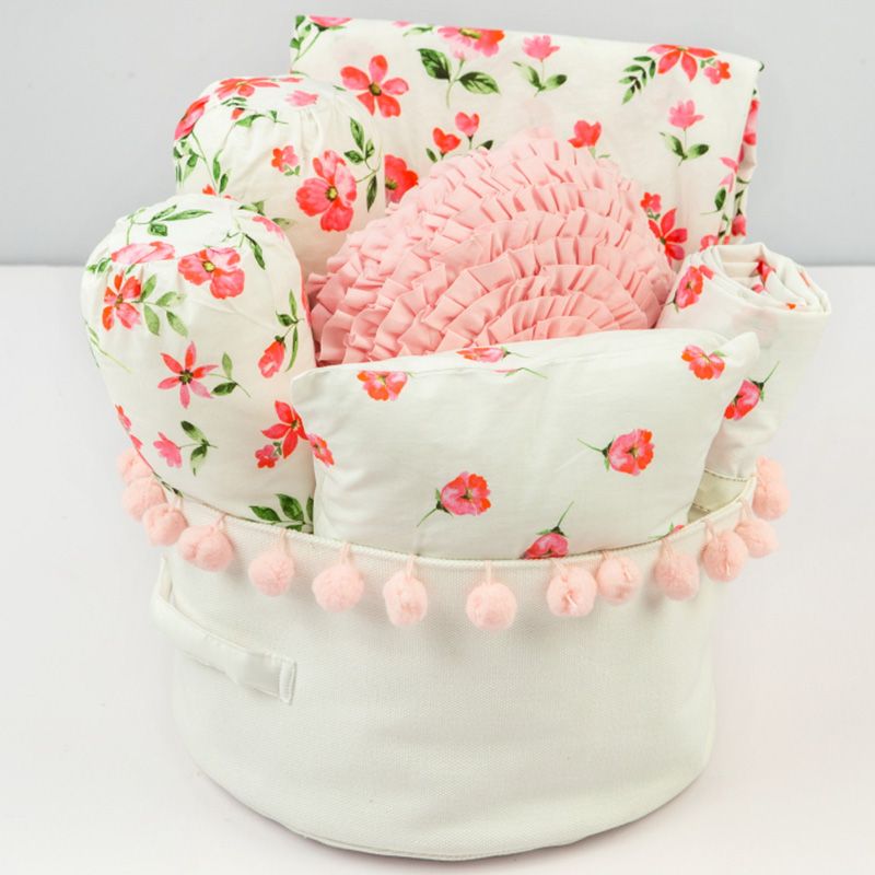 Little West Street - Crib Gift Hamper Blossoms With Blanket