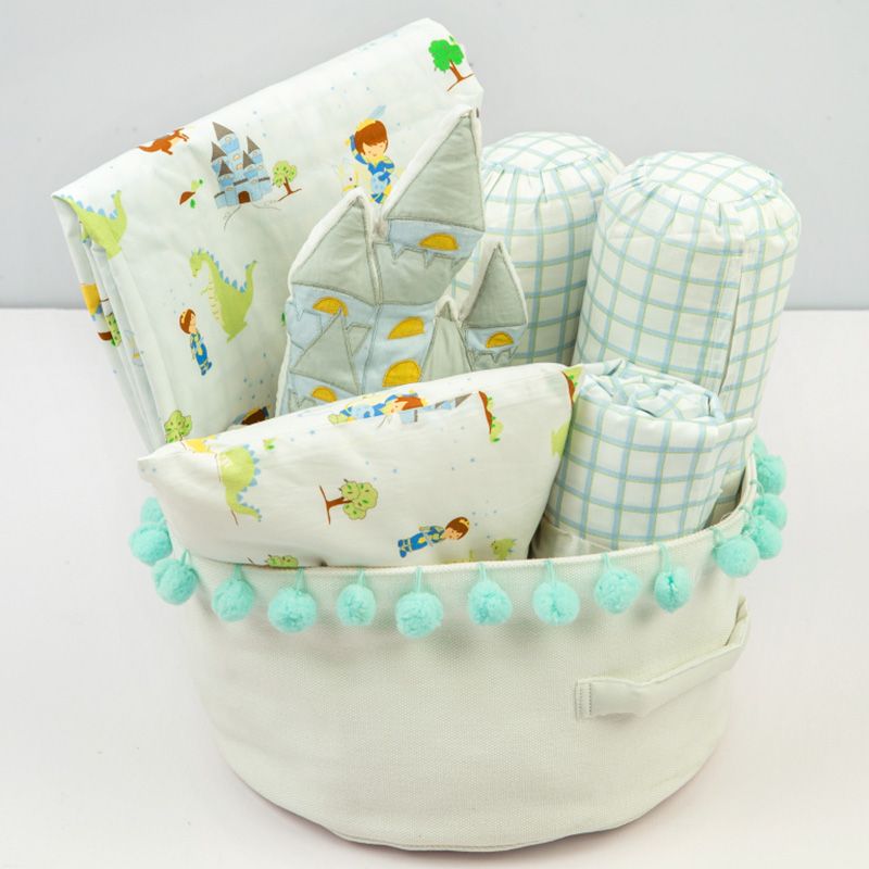 Little West Street - Crib Gift Hamper Prince With Blanket