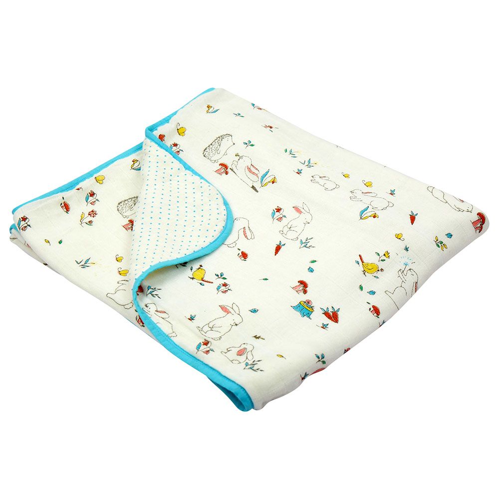 Little West Street - Snuggle Bunny Reversible Blanket