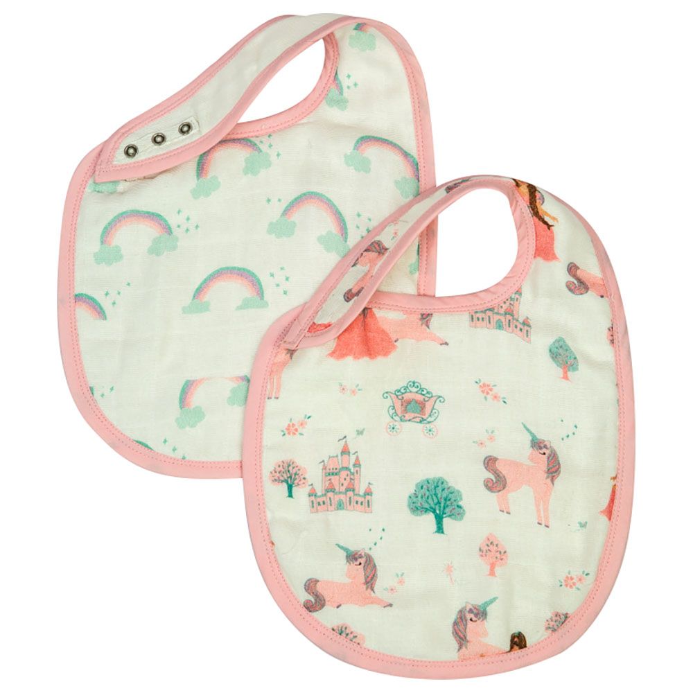 Little West Street - Fairytale Classic Bib Set - Pink