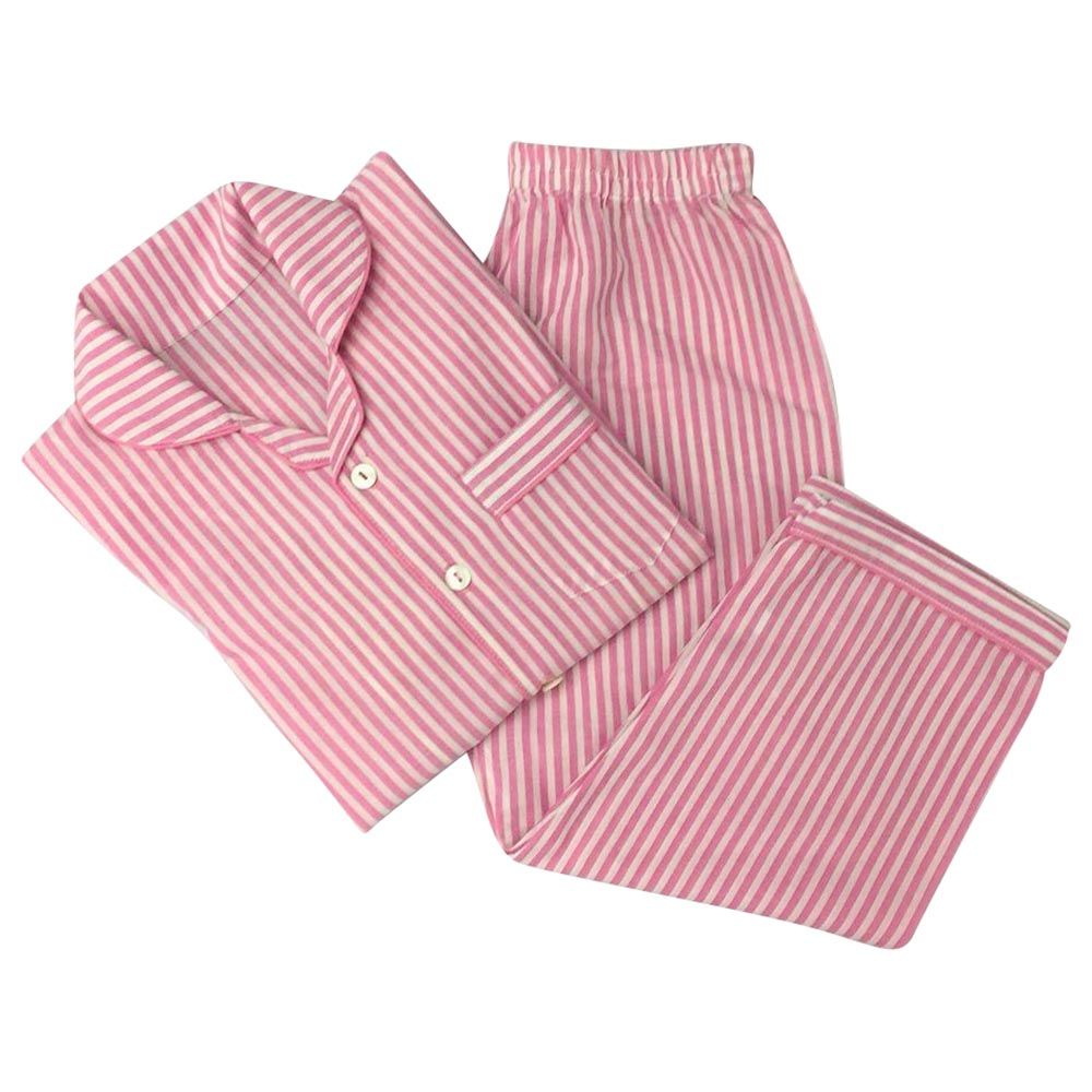 Little West Street - Classic Pajama Set - Pink