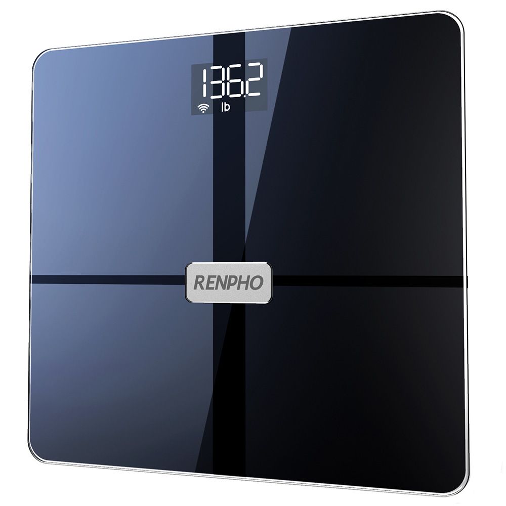 Renpho - Premium Wi-Fi Bluetooth Body Scale - Elise Aspire - Black