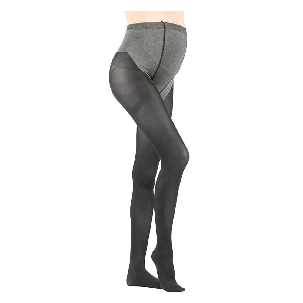 Mums & Bumps - Attesa 70 Den Maternity Tights - Grey