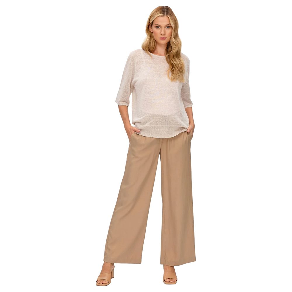 Mums & Bumps - Pietro Brunelli Maternity Trouser - Desert