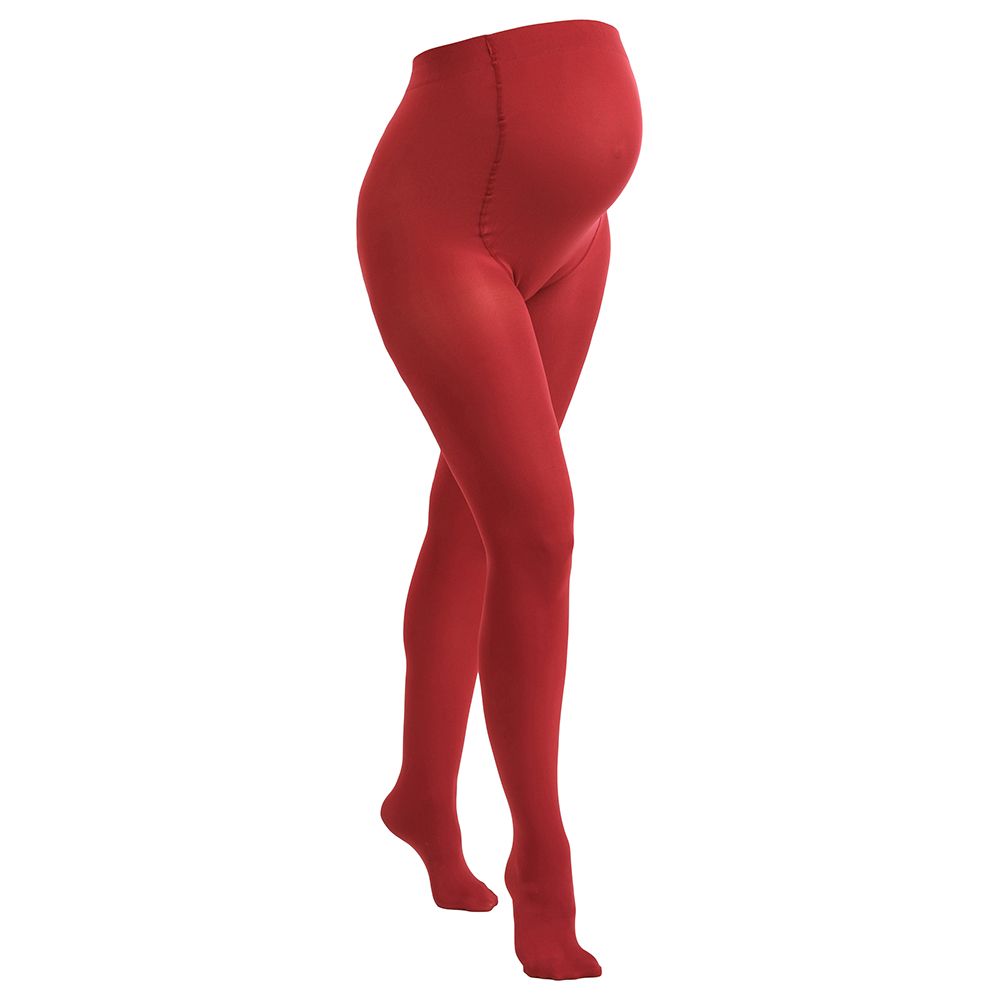 Mums & Bumps - Mamsy Maternity Tights 60Den - Red