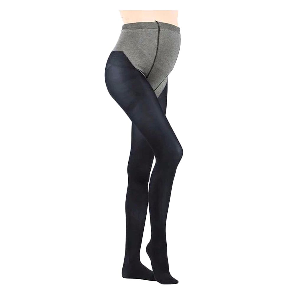 Mums & Bumps - Attesa 70 Den Maternity Tights - Blue