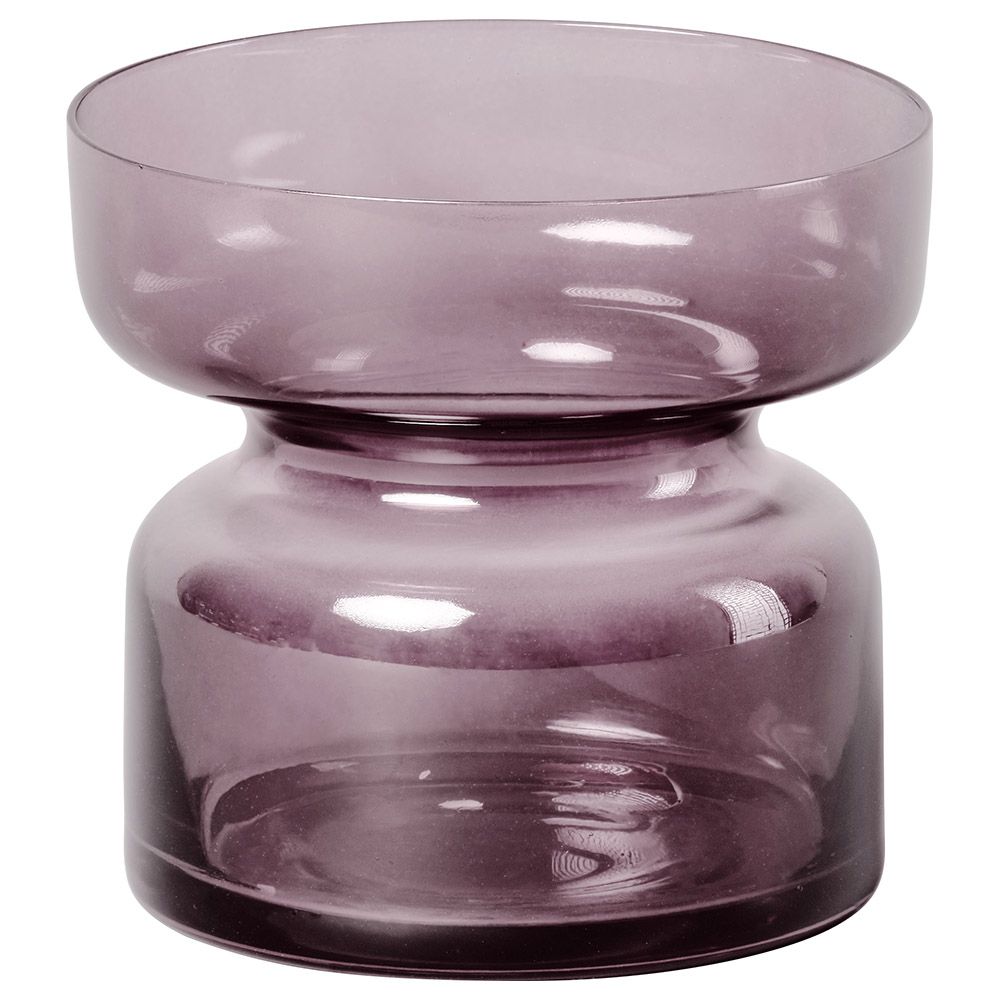 Aery - Copenhagen Tea Light Holder - Ruby Glass 