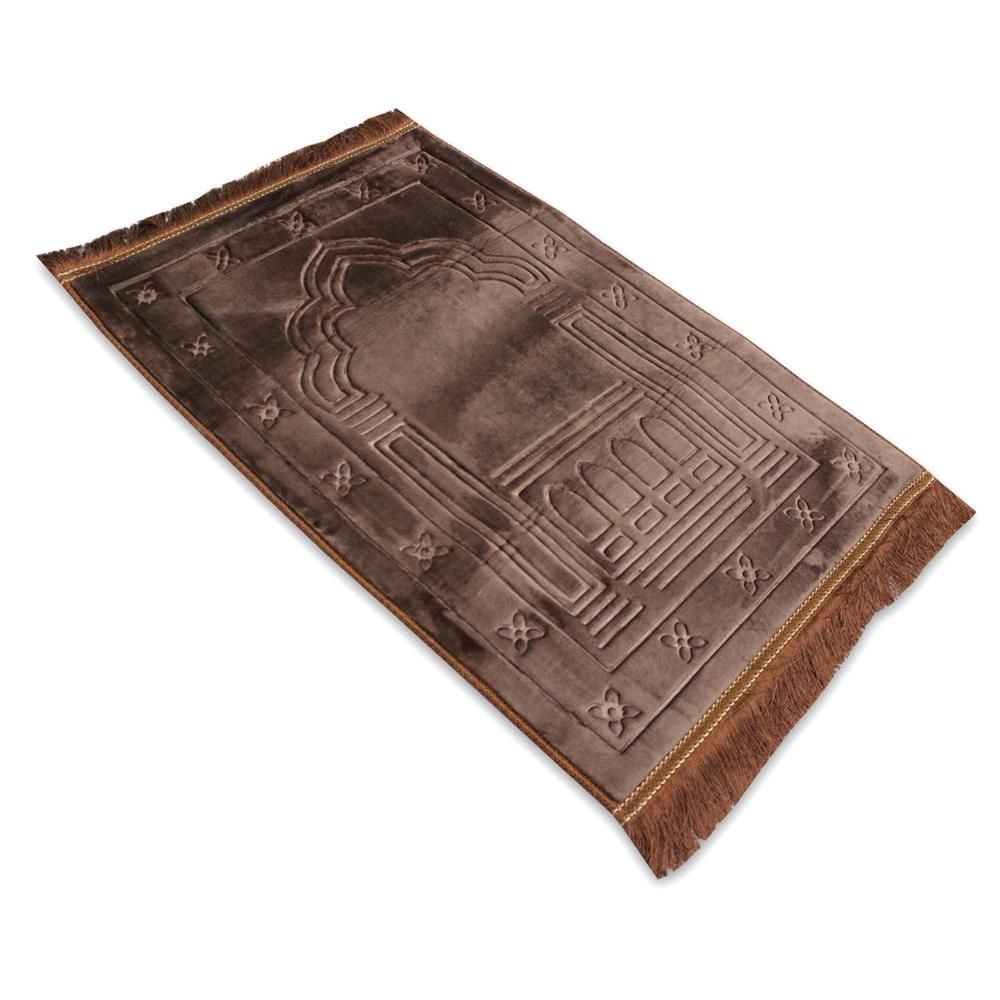 Sundus - Innovative Prayer Rug Mat - Dark Brown