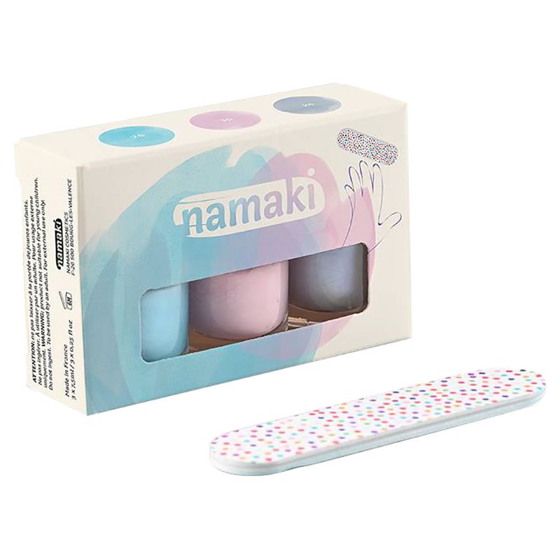 Namaki - Peelable Nail Polish - Set Of 3 - Frozen Sweets 