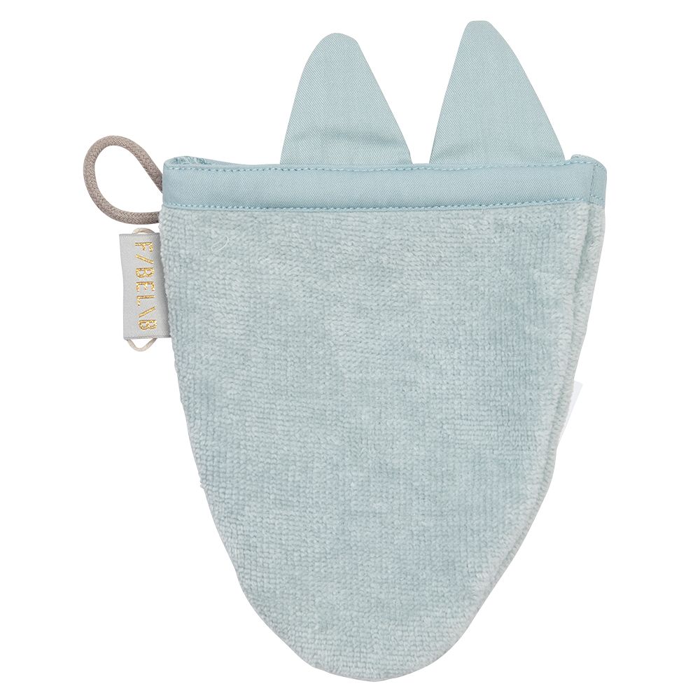 Fabelab - Cat Bath Mitt - Foggy Blue