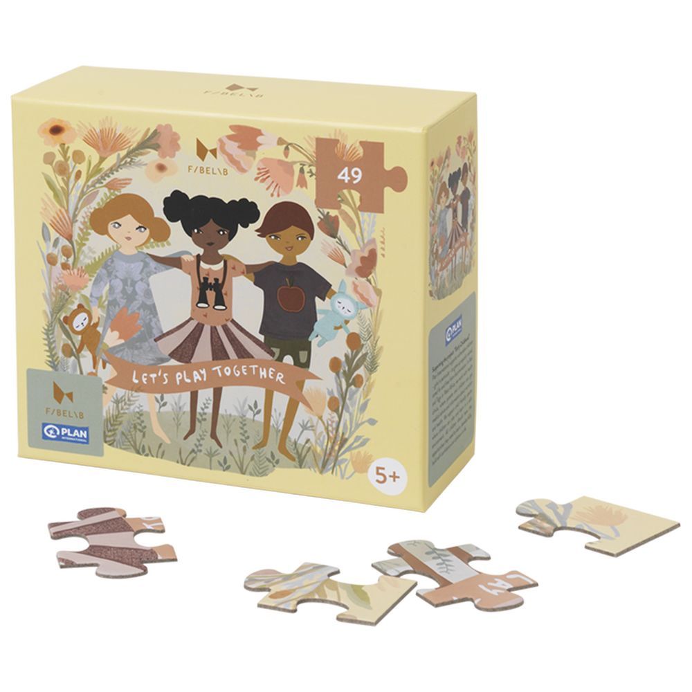 Fabelab - Let's Play Together Puzzle - 49pcs