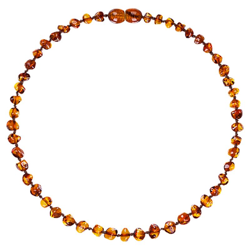 Made by Nature - Premium Amber Baby Teething Necklace - Caramel